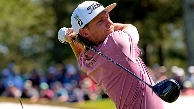 Cameron Smith is pictured at the 2022 Masters.